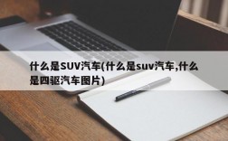 什么是SUV汽车(什么是suv汽车,什么是四驱汽车图片)