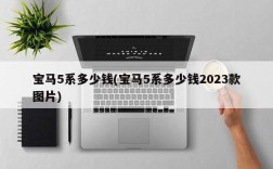 宝马5系多少钱(宝马5系多少钱2023款图片)