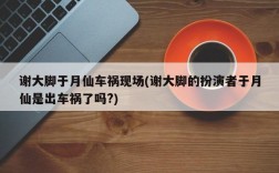 谢大脚于月仙车祸现场(谢大脚的扮演者于月仙是出车祸了吗?)