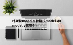 特斯拉model3(特斯拉model3和model y买哪个)