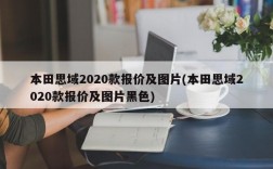 本田思域2020款报价及图片(本田思域2020款报价及图片黑色)