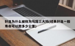 轩逸为什么被称为马路三大妈(经典轩逸一般寿命可以跑多少公里)