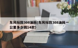 东风标致308油耗(东风标致308油耗一公里多少钱14款)