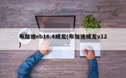 布加迪eb16.4威龙(布加迪威龙v12)