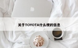 关于TOYOTA什么梗的信息