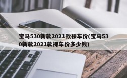 宝马530新款2021款裸车价(宝马530新款2021款裸车价多少钱)