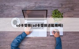 sd卡受损(sd卡受损还能用吗)