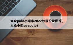 大众polo小糯米2022款报价及图片(大众小型suvpolo)